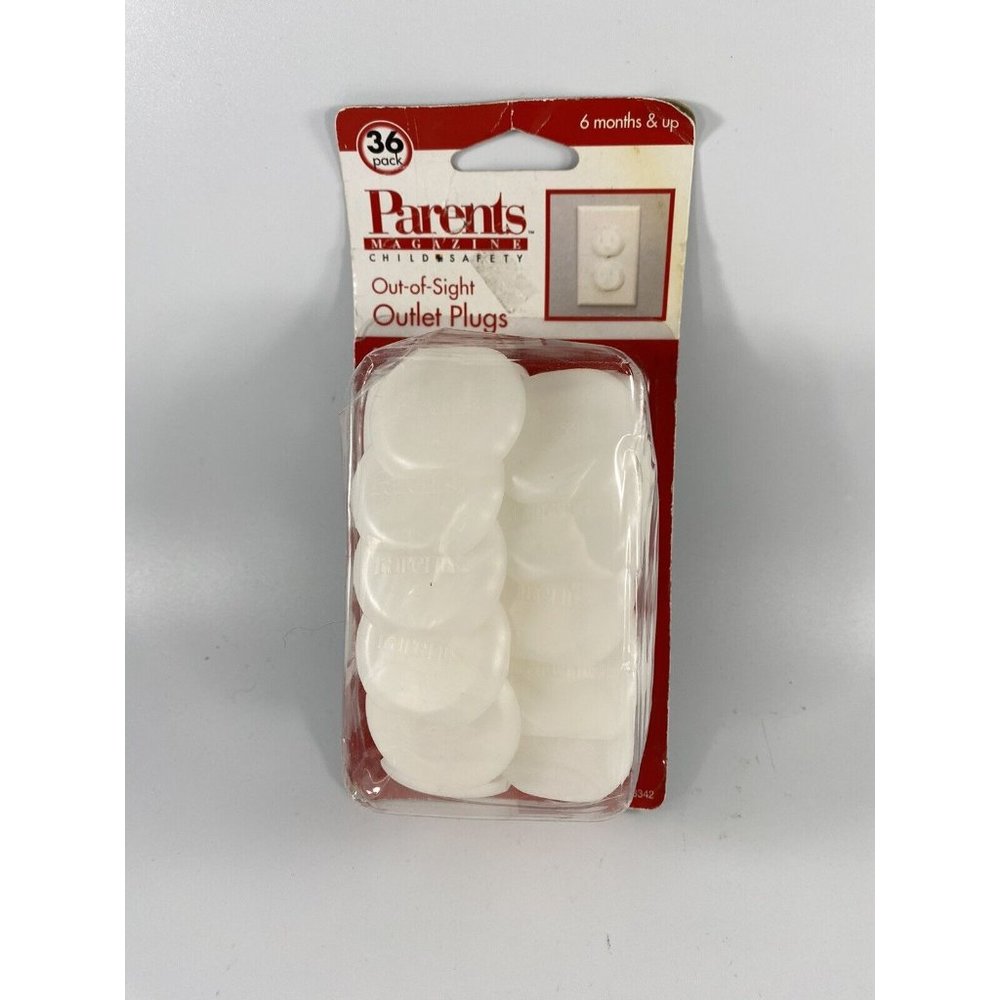 Parents Magazine Out-of-Sight Baby Outlet Plugs Covers, Qty 36 #48342